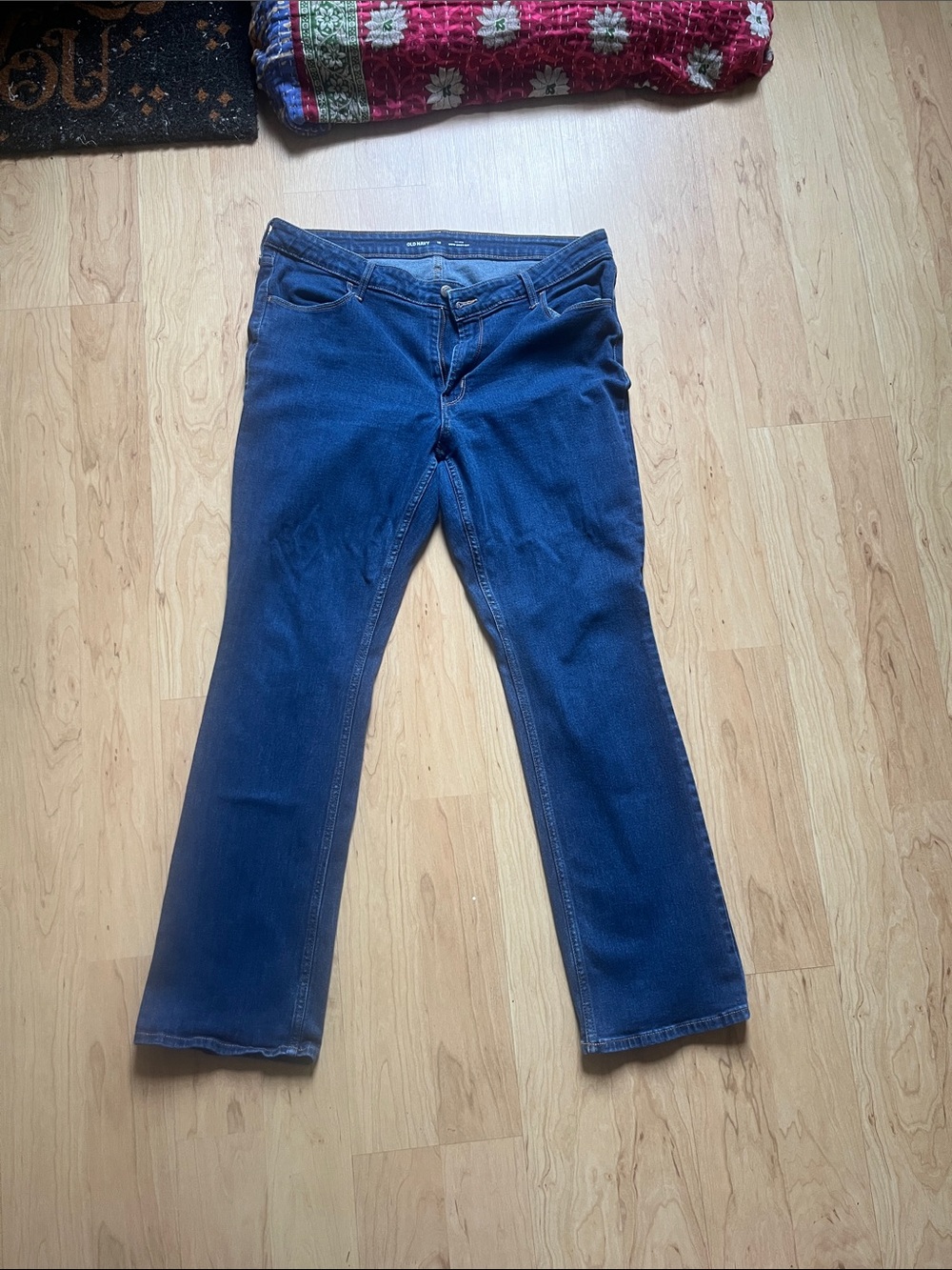 Old Navy Women's Boot Cut Jeans - Deep Blue